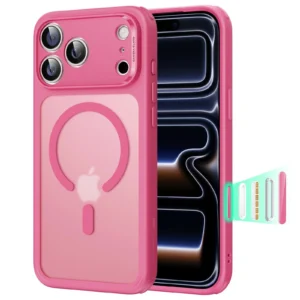 Θήκη ESR Classic Hybrid (Camera Control Button) MagSafe Frosted Pink iPhone 17 Pro Max