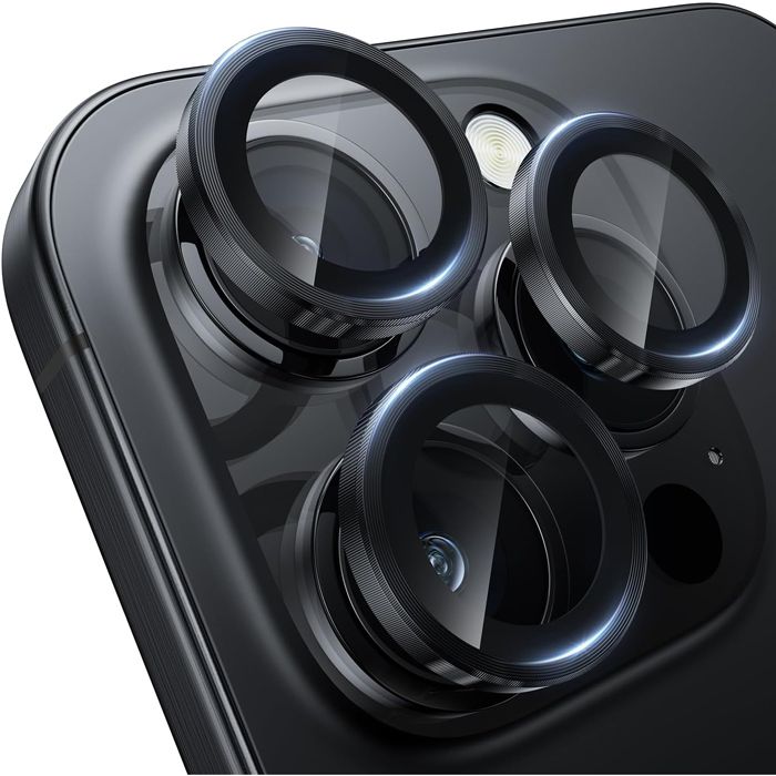 Orso Lens Camera Tempered Glass Black iPhone 17 Pro/17 Pro Max