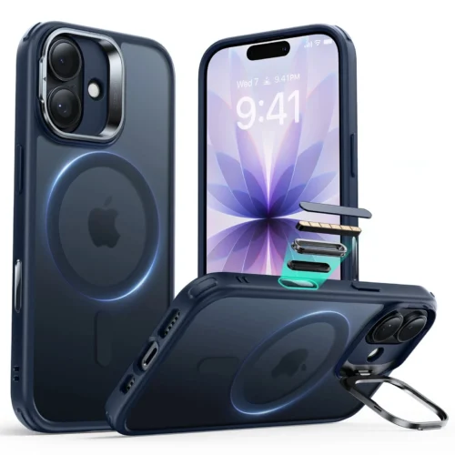 Θήκη ESR Classic Hybrid with Stash Stand (Camera Control Button) HaloLock MagSafe Frosted Blue iPhone 17