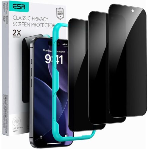 ESR Classic Privacy Tempered Glass iPhone Air (3 Pack)