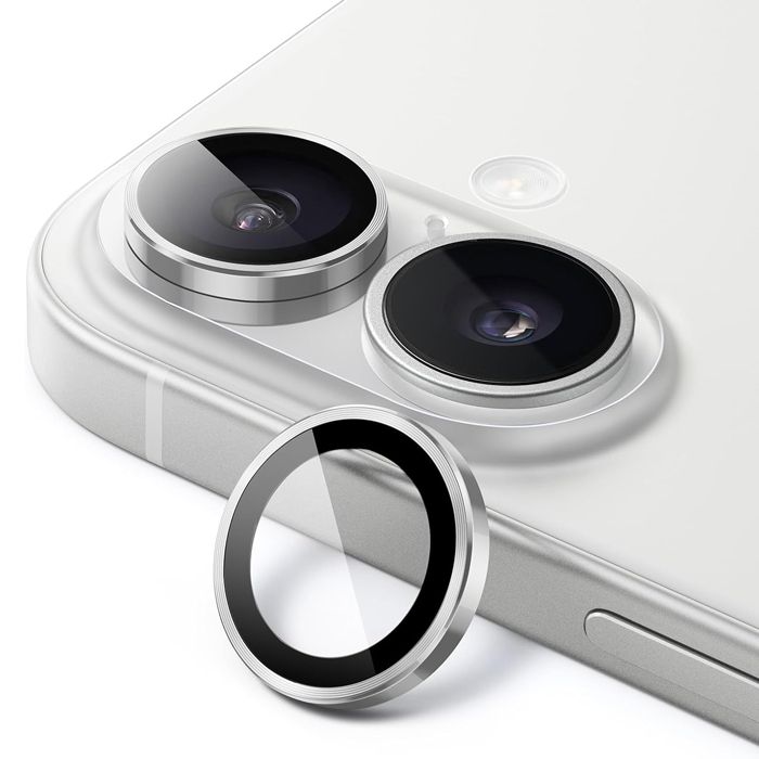 Orso Lens Camera Tempered Glass Silver iPhone 17/16/16 Plus