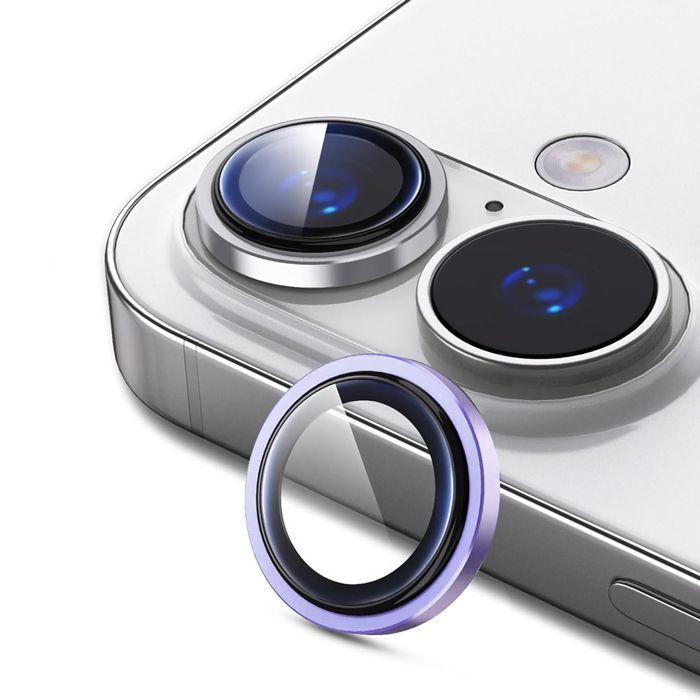Orso Lens Camera Tempered Glass Violet iPhone 17/16/16 Plus