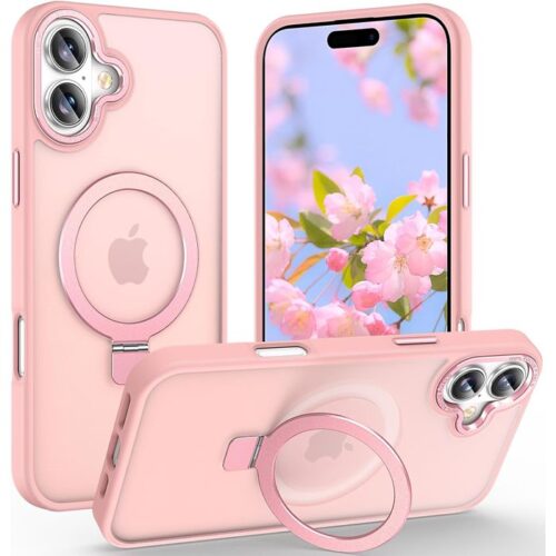 Θήκη Orso Ostand Hybrid Focus Frosted Pink iPhone 17