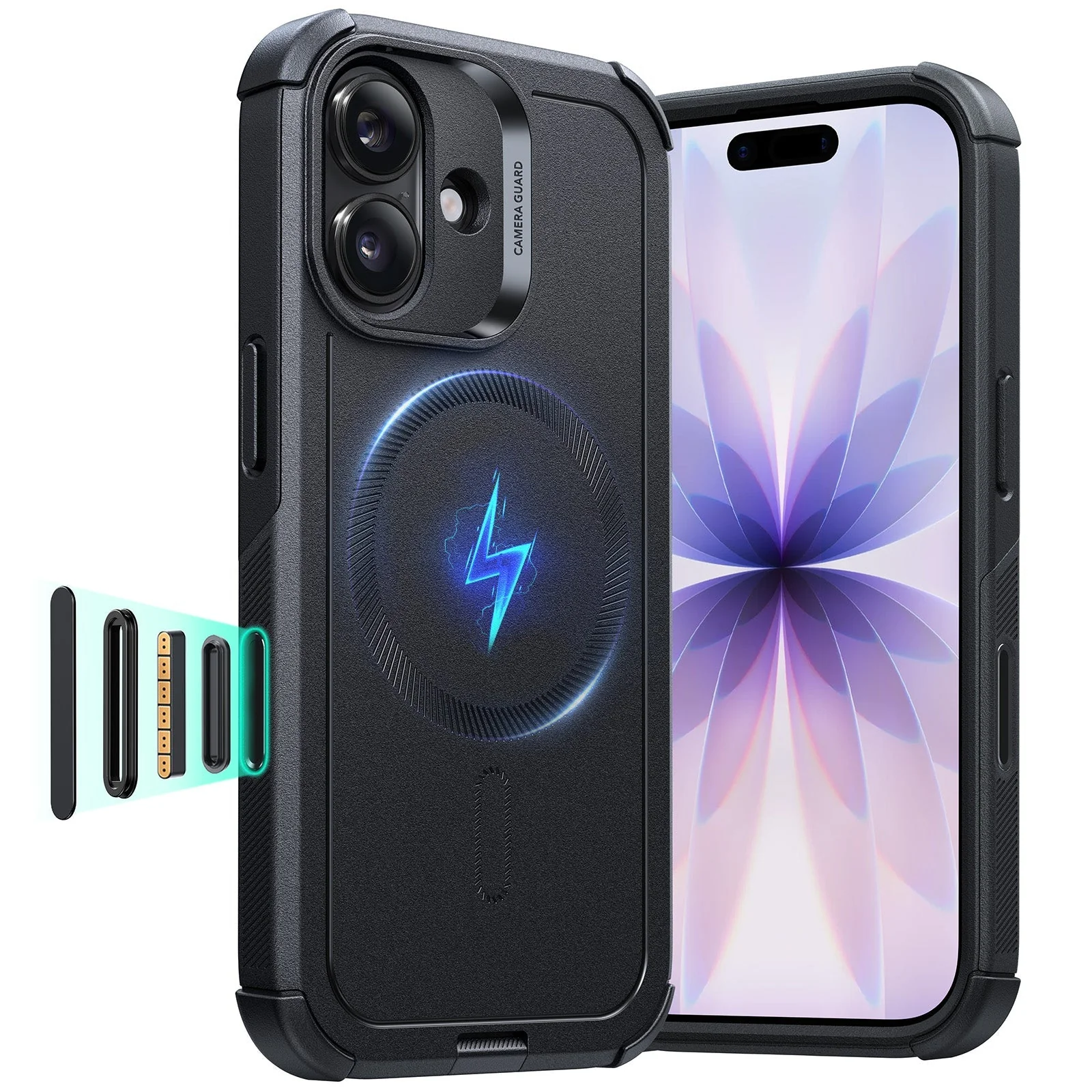 Θήκη ESR Cyber Tough with Camera Control Button Magsafe Black iPhone 17