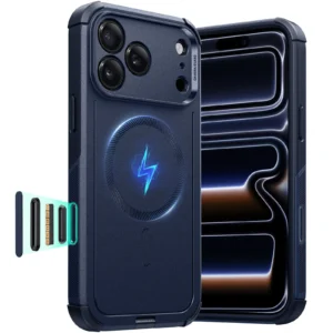 Θήκη ESR Cyber Tough with Camera Control Button Magsafe Blue iPhone 17 Pro Max