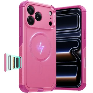 Θήκη ESR Cyber Tough with Camera Control Button Magsafe Pink iPhone 17 Pro Max