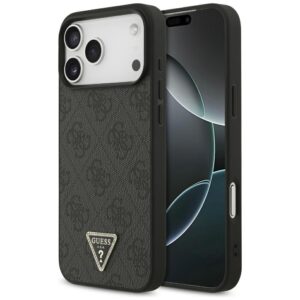 Θήκη Guess 4G Triangle Strass Magsafe Black iPhone 17 Pro Max