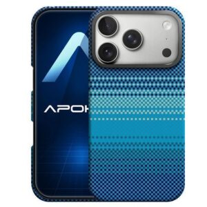 Θήκη Apokin Kevlar Fiber Magsafe Blue iPhone 17 Pro Max