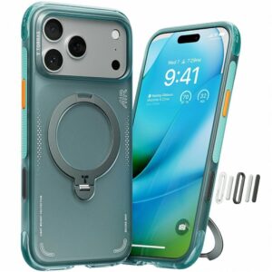 Θήκη Torras Ostand Spin Air Q3 MagSafe Kickstand Glacier Sprint iPhone 17 Pro Max
