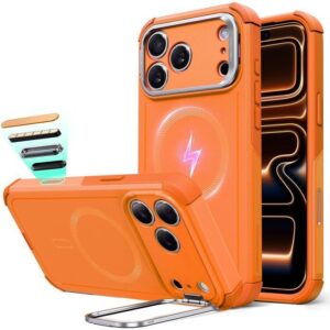 Θήκη ESR Cyber Tough (Stash Stand, Camera Control Button) Magsafe Orange iPhone 17 Pro Max