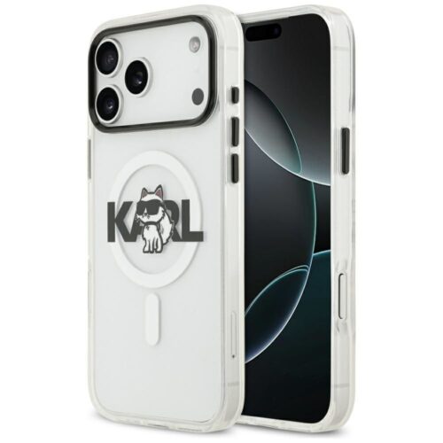 Θήκη Karl Lagerfeld IML Karl Sketch Logo MagSafe Clear iPhone 17