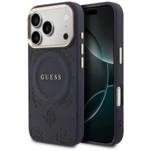 Θήκη Guess Peony Hot Stamp Magsafe Blue iPhone 17 Pro Max