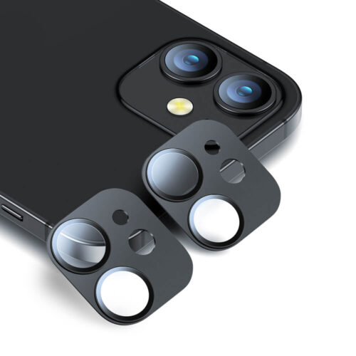 ESR Full Cover 9H Camera Glass iPhone 12 mini Black (2-Pack)