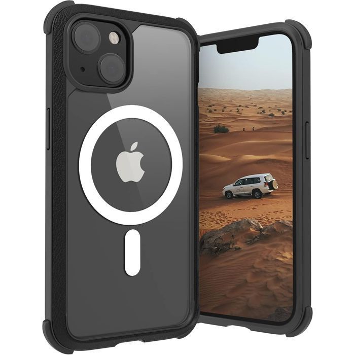 Θήκη MagEasy Odyssey M Magsafe Leather Black iPhone 14/13