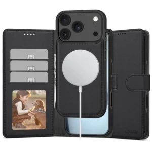 Θήκη Tech-Protect Wallet Magsafe Black iPhone 17 Pro Max