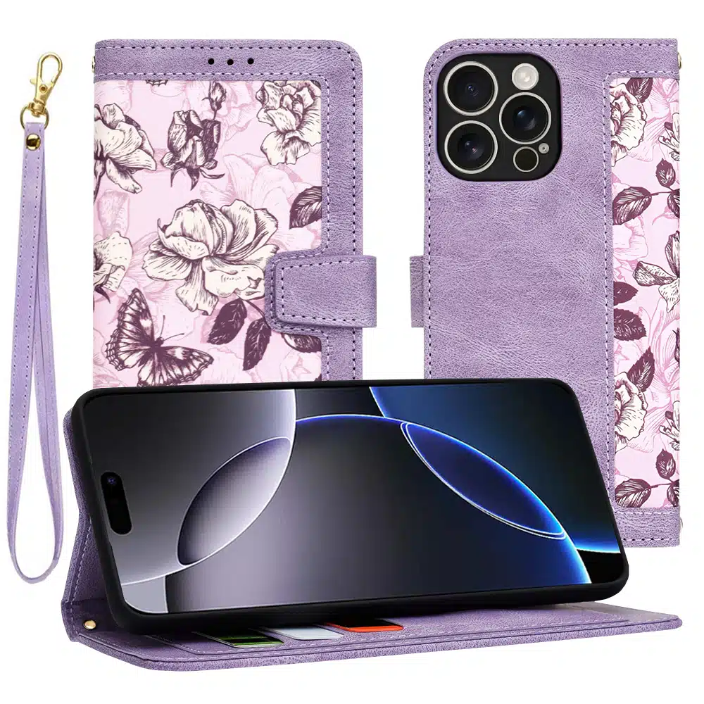 Θήκη Techsuit FlipCraft Mysterious Purple iPhone 16 Pro Max