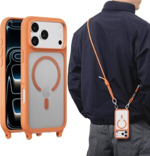 Θήκη MagEasy Roar M with Lanyard Magsafe Coral iPhone 17 Pro Max