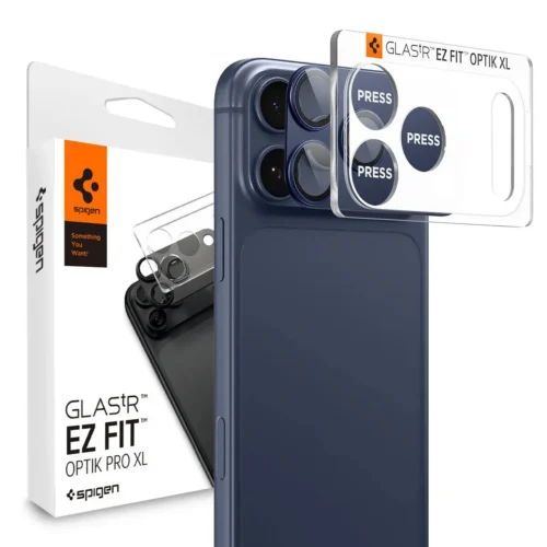 Spigen Glass tR EZ Fit Optik ProXL Blue iPhone 17 Pro Max