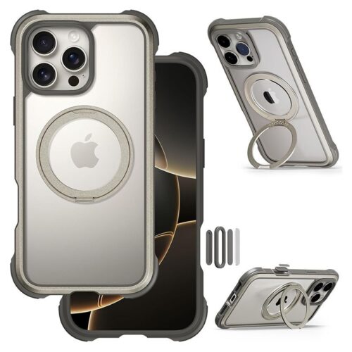 Θήκη MagEasy Odyssey Stand M Magsafe Titanium iPhone 16 Pro Max