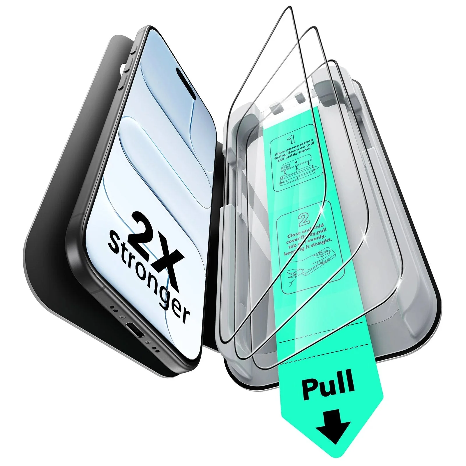 ESR UltraFit Classic Tempered Glass iPhone 17 Pro Max (3 Pack)