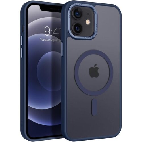 Θήκη Orso MagCase Focus Frosted Dark Blue iPhone 12/12 Pro