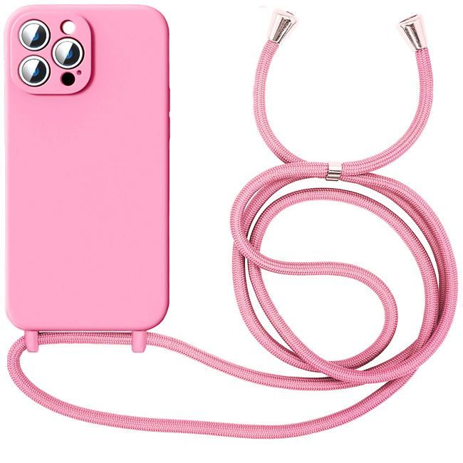 Θήκη Orso Cloud Κορδόνι Pink iPhone 13 Pro Max