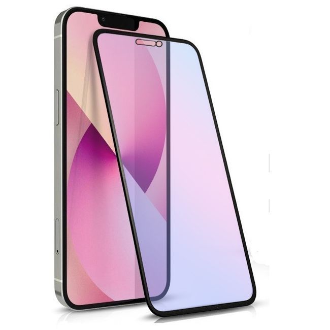 Anti Blue Light Full Cover Tempered Glass iPhone 13/13 Pro/14
