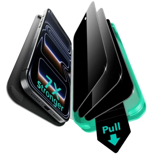 ESR UltraFit Armorite Privacy Tempered Glass iPhone 17 Pro (3 Pack)