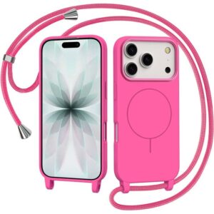 Θήκη Orso Soft Κορδόνι Magsafe Hot Pink iPhone 17 Pro Max