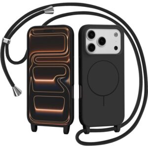 Θήκη Orso Soft Κορδόνι Magsafe Black iPhone 17 Pro Max
