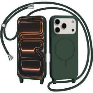 Θήκη Orso Soft Κορδόνι Magsafe Pine Green iPhone 17 Pro Max