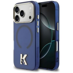 Θήκη Karl Lagerfeld IML K Head Logo MagSafe Blue iPhone 17 Pro Max