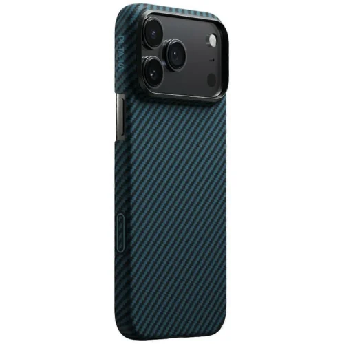 Θήκη Pitaka Aramid Fiber Ultra-Slim MagSafe Black/Blue iPhone 17 Pro Max