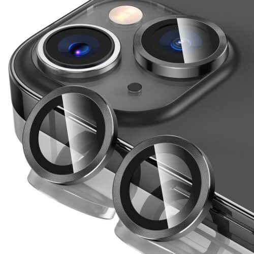 Orso Lens Camera Tempered Glass Black iPhone 15/15 Plus