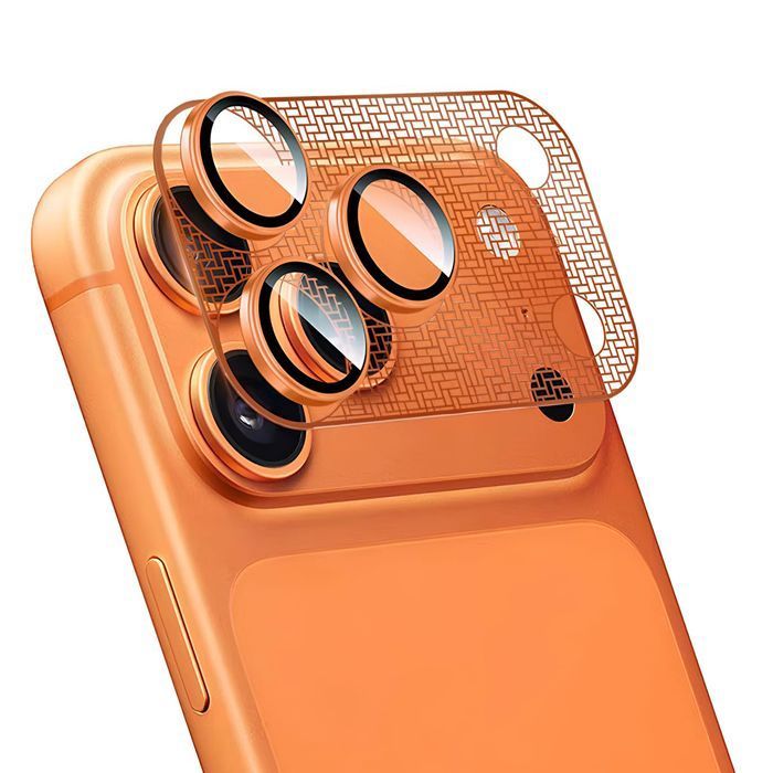 Orso 2in1 Combo Camera Protector Orange iPhone 17 Pro Max
