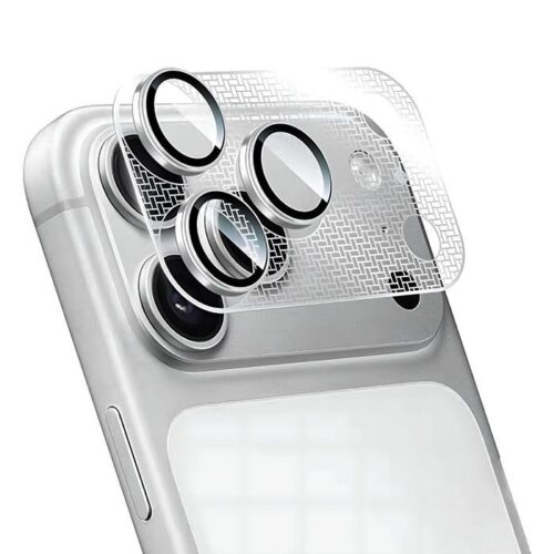 Orso 2in1 Combo Camera Protector Silver iPhone 17 Pro Max