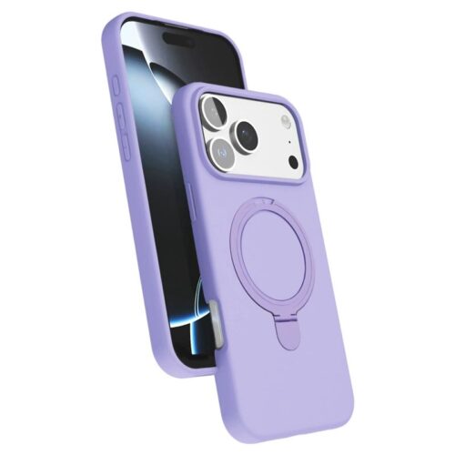 Θήκη Orso Ostand Liquid Silicone Violet iPhone 17 Pro Max