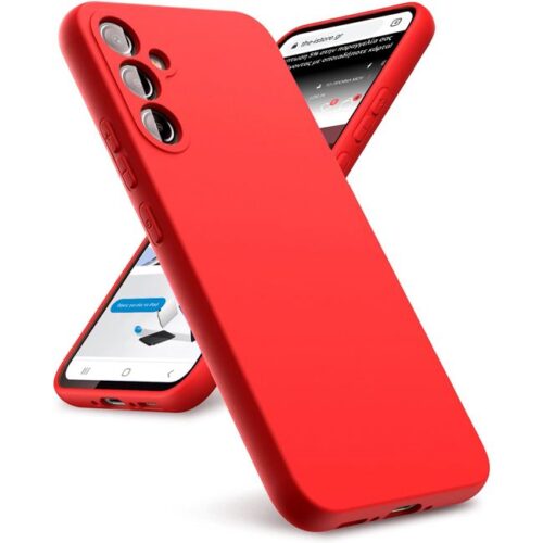 Θήκη Rubber Silk Red Samsung Galaxy A35 5G