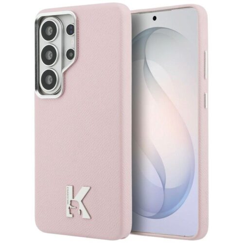 Θήκη Karl Lagerfeld Karl Head Logo MagSafe Leather Pink Samsung Galaxy S26 Ultra