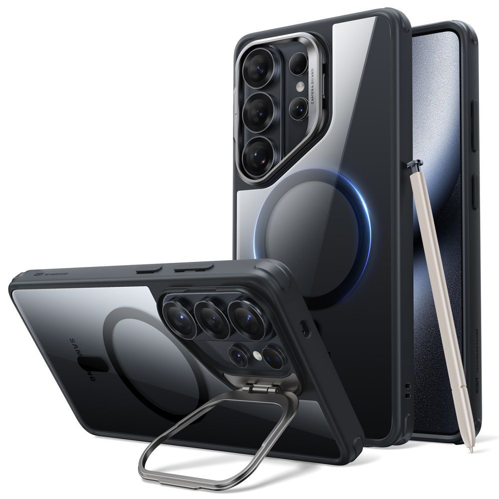 Θήκη ESR Classic Hybrid with Stash Stand HaloLock MagSafe Clear Black Samsung Galaxy S26 Ultra