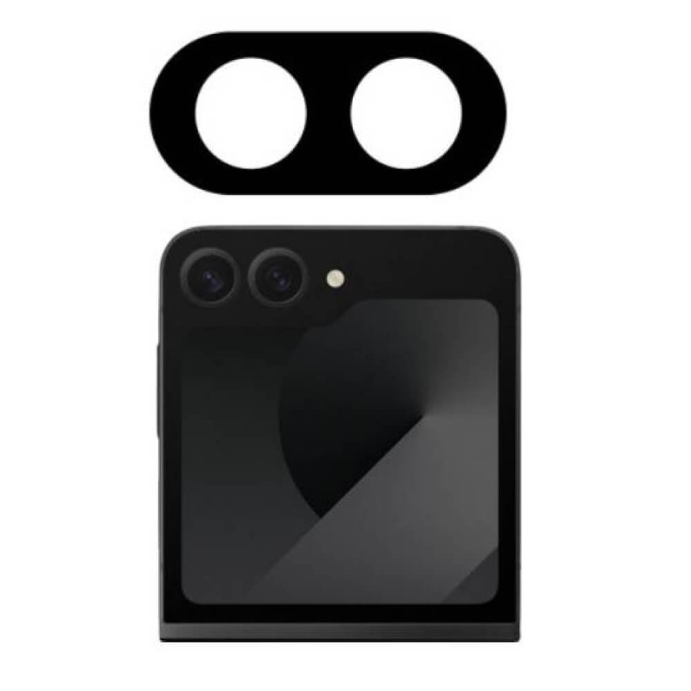 Full Cover 9H Camera Glass Black Samsung Galaxy Z Flip7 FE