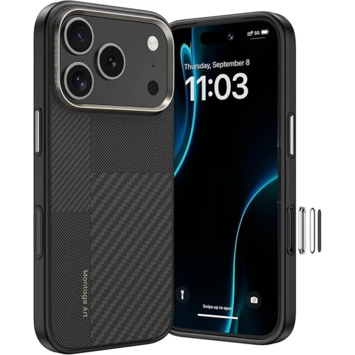 Θήκη Benks Montage ArmorPro MagSafe Kevlar Black iPhone 17 Pro Max