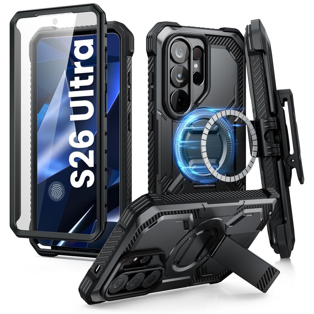 Θήκη Supcase i-Blason Armorbox Mag KickStand Clip SP Black Samsung Galaxy S26 Ultra
