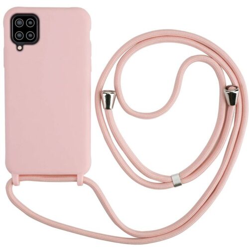 Liquid Silicone Κορδόνι Case Pink Sand Samsung Galaxy A22 4G