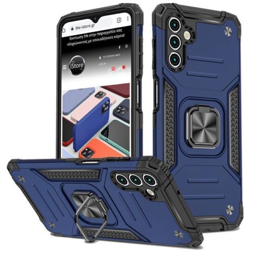 Θήκη Armor Ringstand Case Blue Samsung Galaxy A34