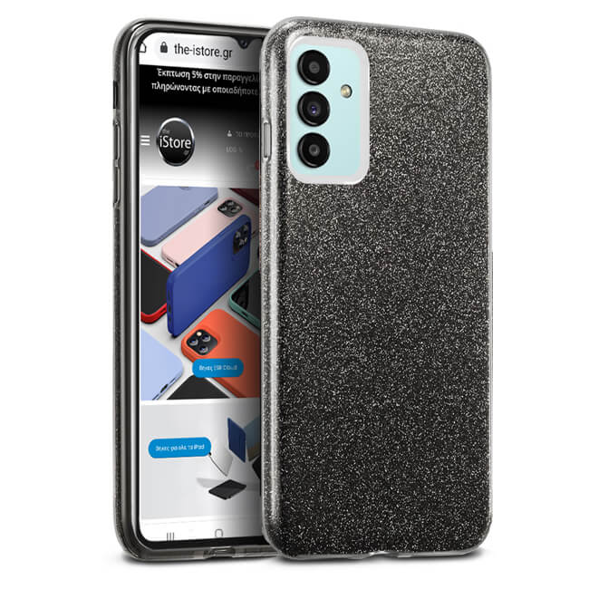 Hybrid Strass Black Case Samsung Galaxy A04s