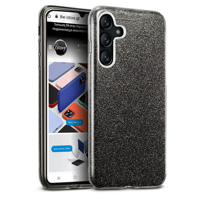 Θήκη Hybrid Strass Black Samsung Galaxy A16 5G