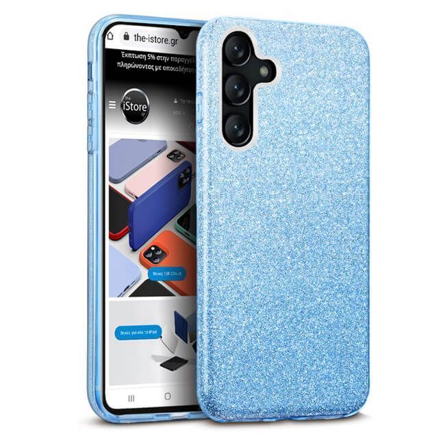 Θήκη Hybrid Strass Blue Samsung Galaxy A55 5G