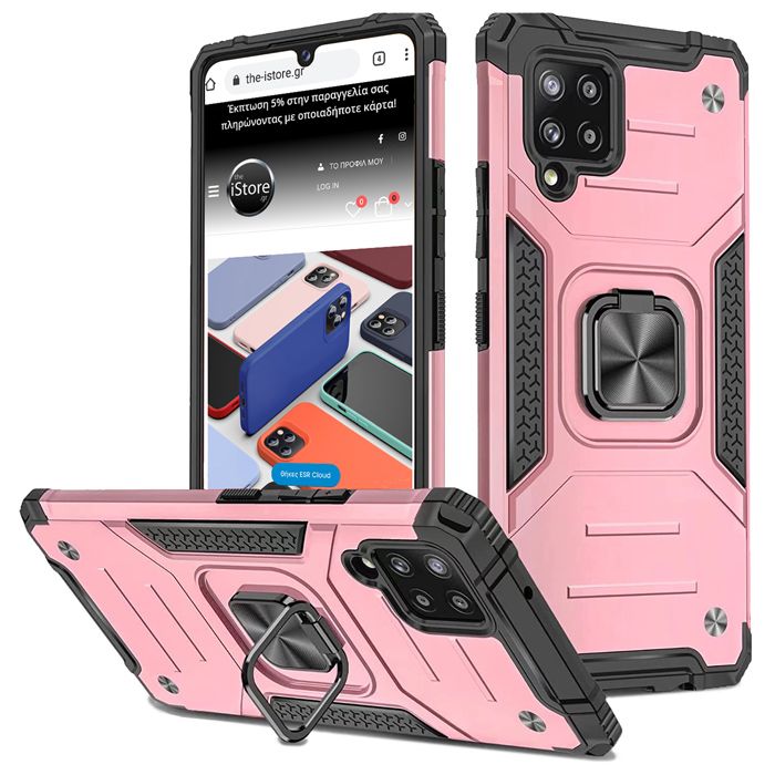 Armor Ringstand Case Rose Gold Samsung Galaxy M32