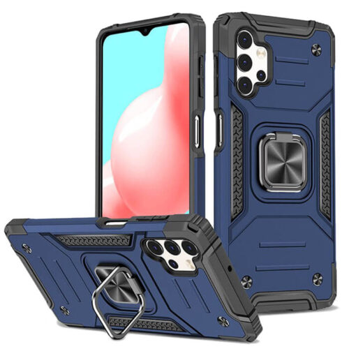 Armor Ringstand Case Blue Samsung Galaxy A32 4G